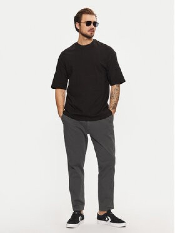 Jack & Jones T-Shirt Charge 12259975 Czarny Oversize
