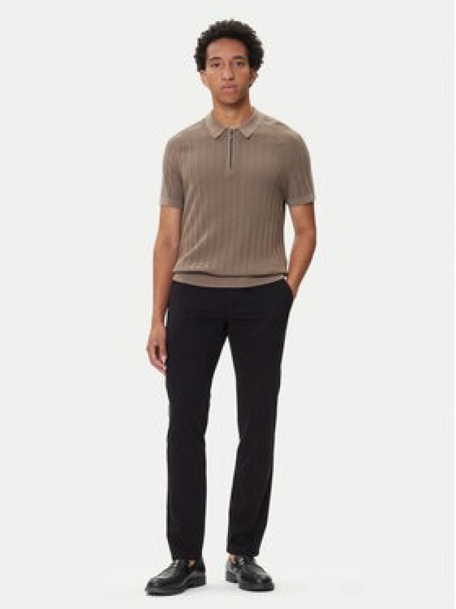 Bugatti Spodnie materiałowe 4220 16224 Czarny Slim Fit