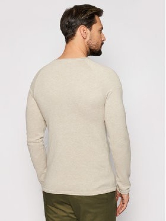 Jack & Jones Sweter Hill 12157321 Beżowy Regular Fit