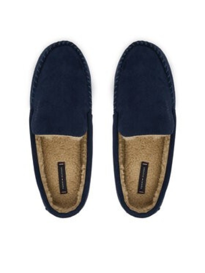 Tommy Hilfiger Kapcie M Driver House FM0FM05617 Granatowy