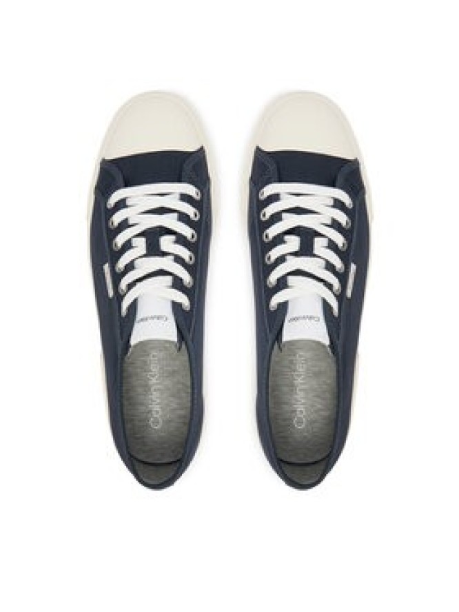 Calvin Klein Trampki Vulc Laceup Cv HM0HM02121 Granatowy