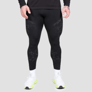 Legginsy męskie fitness bezszwowe slim Static