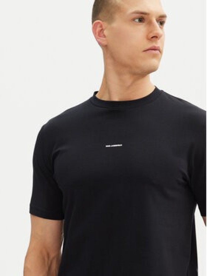 KARL LAGERFELD T-Shirt 755030 552235 Granatowy Regular Fit