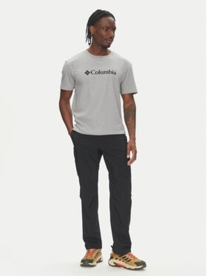 Columbia T-Shirt CSC Basic Logo EM2180 Szary Regular Fit