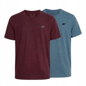 KOSZULKA MĘSKA LIMITOWANA 4F T-SHIRT KOMPLET ZESTAW 2 SZTUKI L M3948 SS26