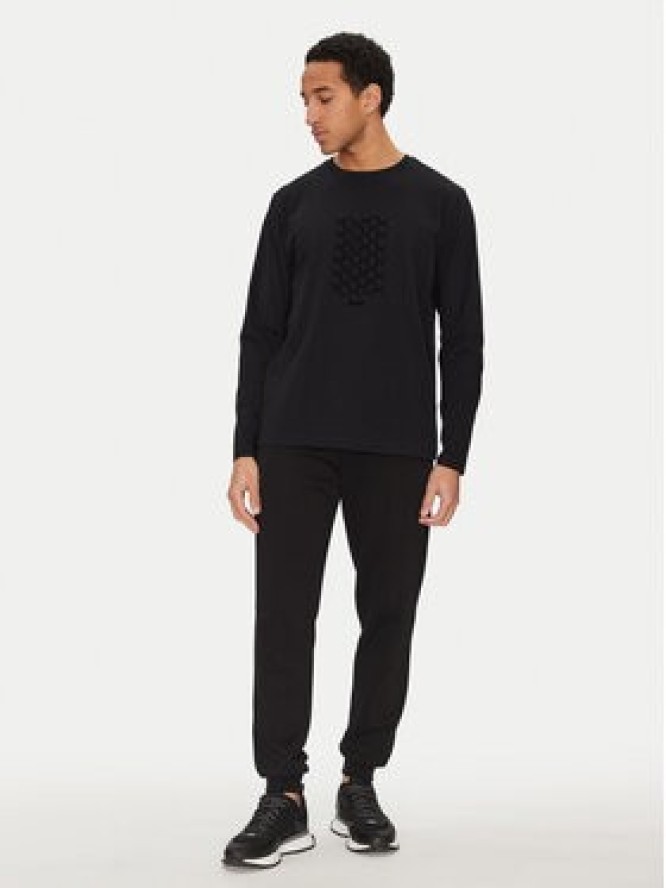 BOSS Longsleeve Togn 50534336 Czarny Regular Fit