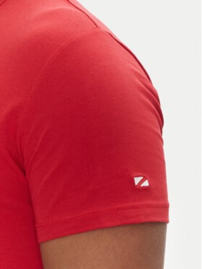 Pepe Jeans T-Shirt Original Basic PM508212 Czerwony Slim Fit