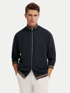 Bugatti Bluza 8750-75080C Granatowy Regular Fit