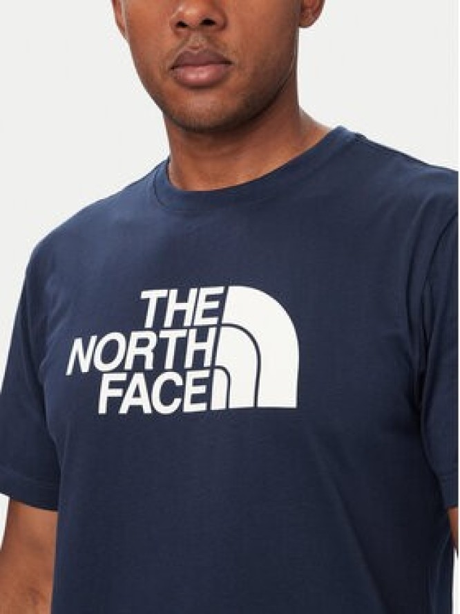 The North Face T-Shirt Evolution Half Dome NF0A8B6J Granatowy Regular Fit