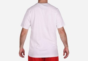 Koszulka męska nike air jordan iconic jumpman logo tee white