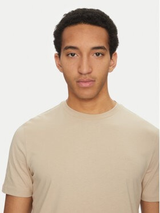 BOSS T-Shirt Thompson 01 50468347 Beżowy Regular Fit