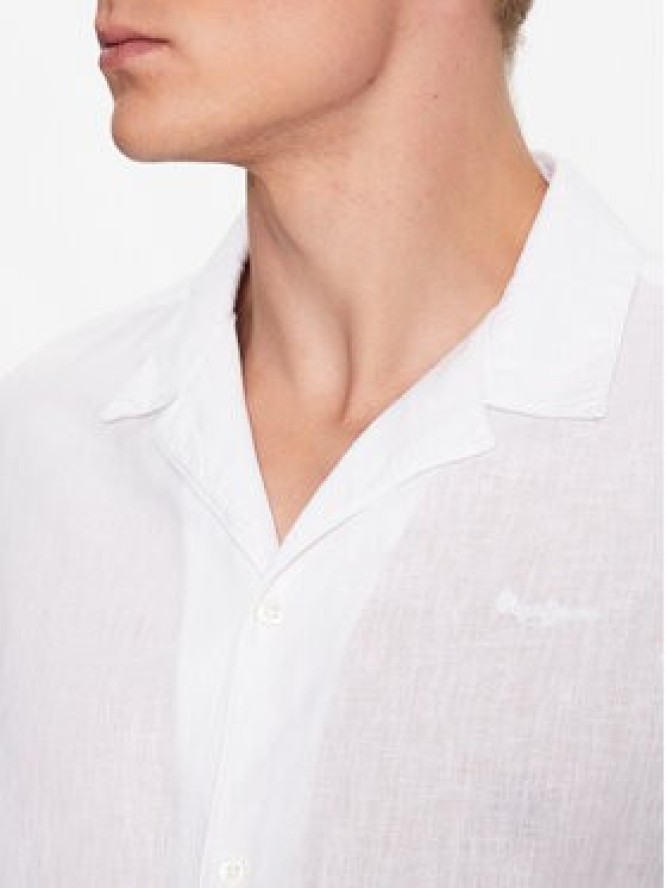 Pepe Jeans Koszula Lastingham PM307759 Biały Regular Fit