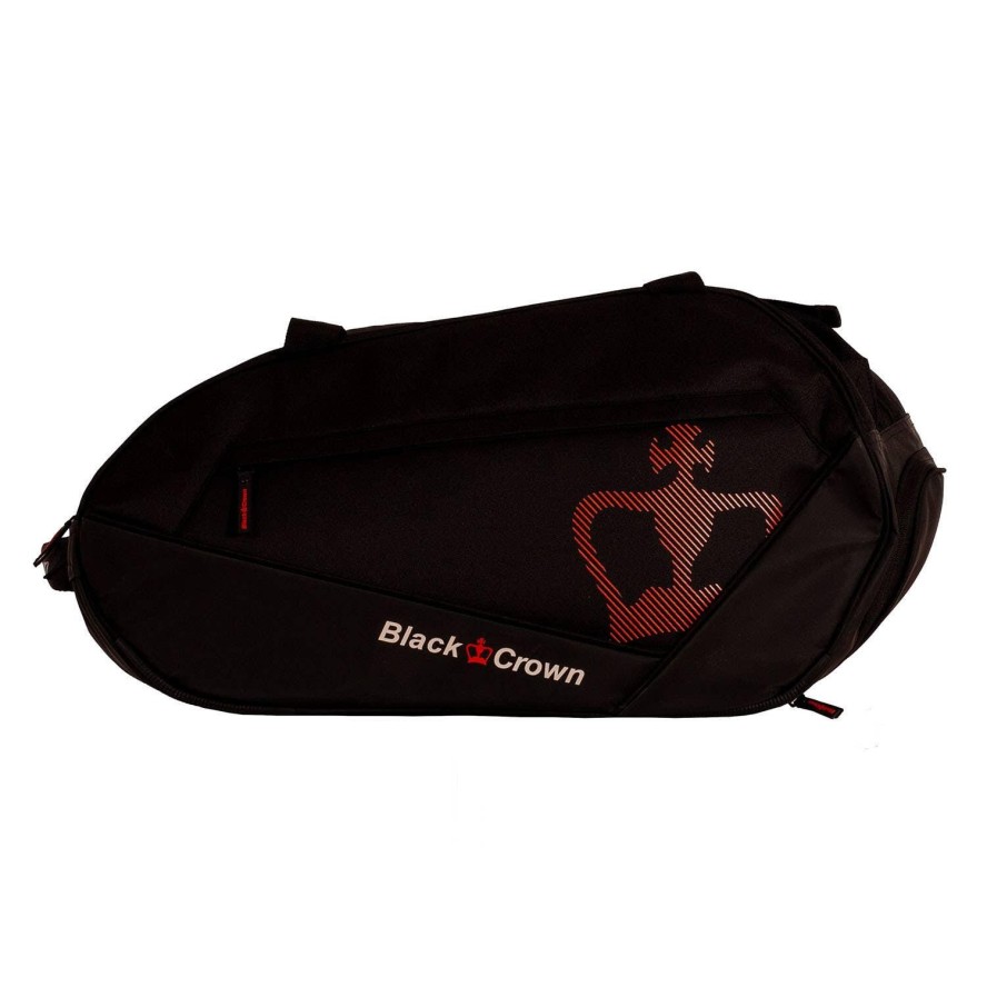 PADELBAG BLACK CROWN PLUS BLACK/RED A005991