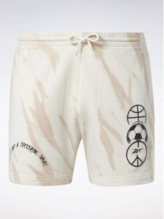 Reebok Szorty sportowe Classics Block Party Shorts HT8180 Biały