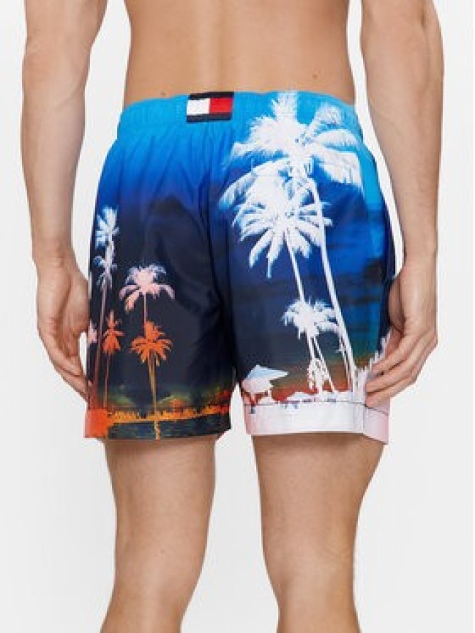 Tommy Hilfiger Szorty kąpielowe Photoprint UM0UM03295 Kolorowy Regular Fit