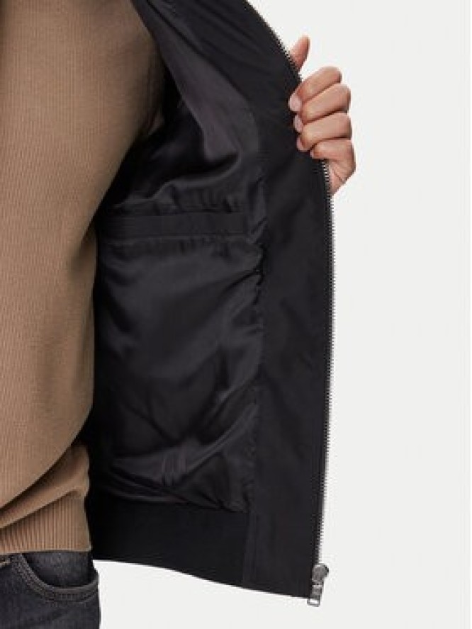 BOSS Kurtka skórzana Jobrice 50547545 Czarny Regular Fit