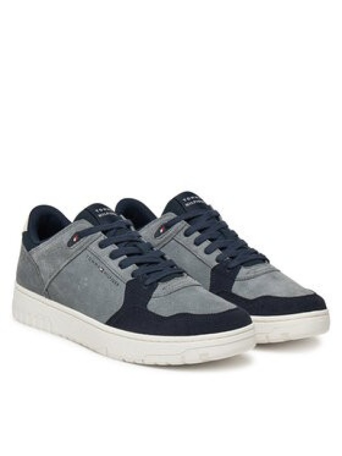 Tommy Hilfiger Sneakersy Basket Core Lite Suede FM0FM05519 Szary