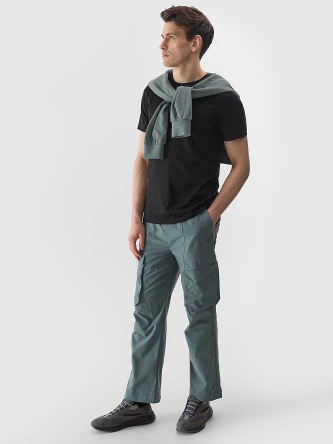 4F Spodnie casual cargo 4Way Stretch męskie - khaki S
