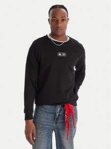 Kappa Bluza Authentic Nymphe 321Y1MW Czarny Comfort Fit