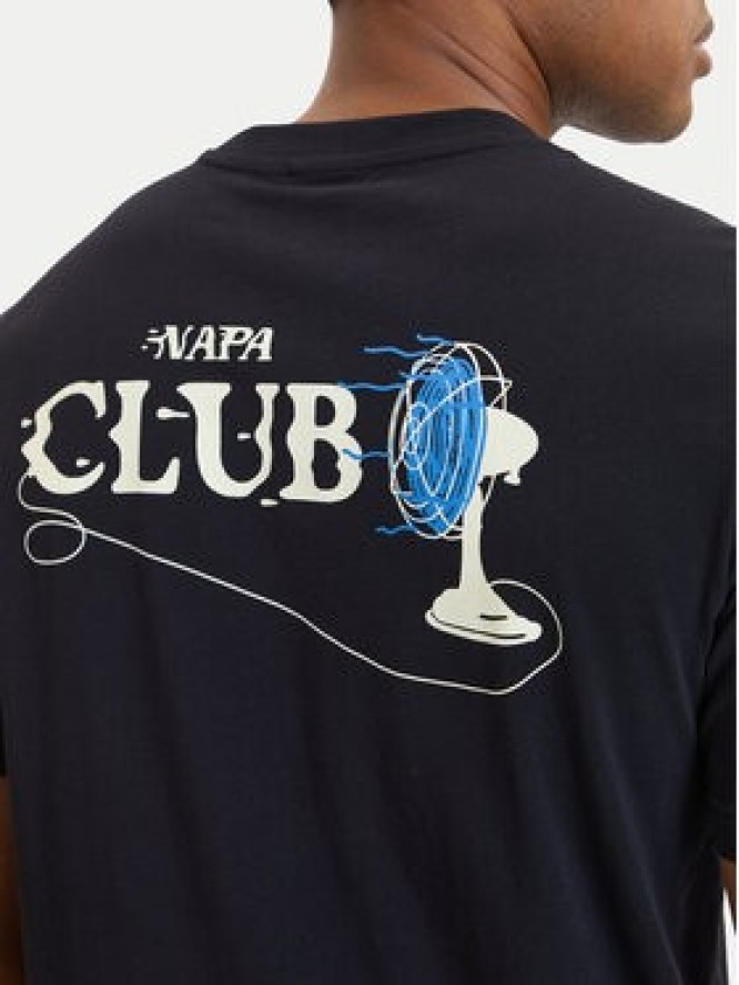 Napapijri T-Shirt S-Flint NP0A4FZZ Czarny Regular Fit