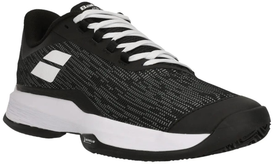 babolat JET TERE 2 CLAY Męskie buty - lekkie i wytrzymałe – 2001 Black/White