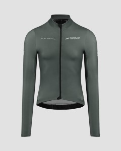 Longsleeve rowerowy męski X-Bionic Corefusion Ride Warm Jersey LS szary