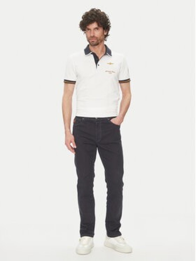 Aeronautica Militare Spodnie materiałowe 251PJ205CT3551 Granatowy Regular Fit