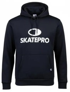 Odzież Bluza sportowa unisex SkatePro Tech Bluza z kapturem - 10-12 - Black /...