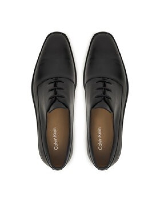 Calvin Klein Półbuty Slim Ess Oxford Lth HM0HM01929 Czarny
