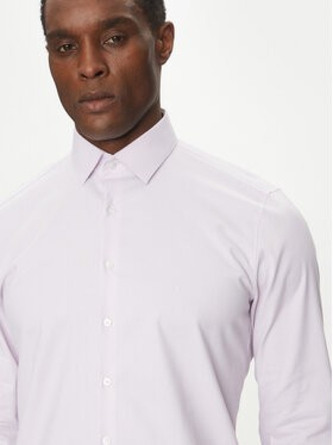 Calvin Klein Koszula K10K114298 Fioletowy Slim Fit