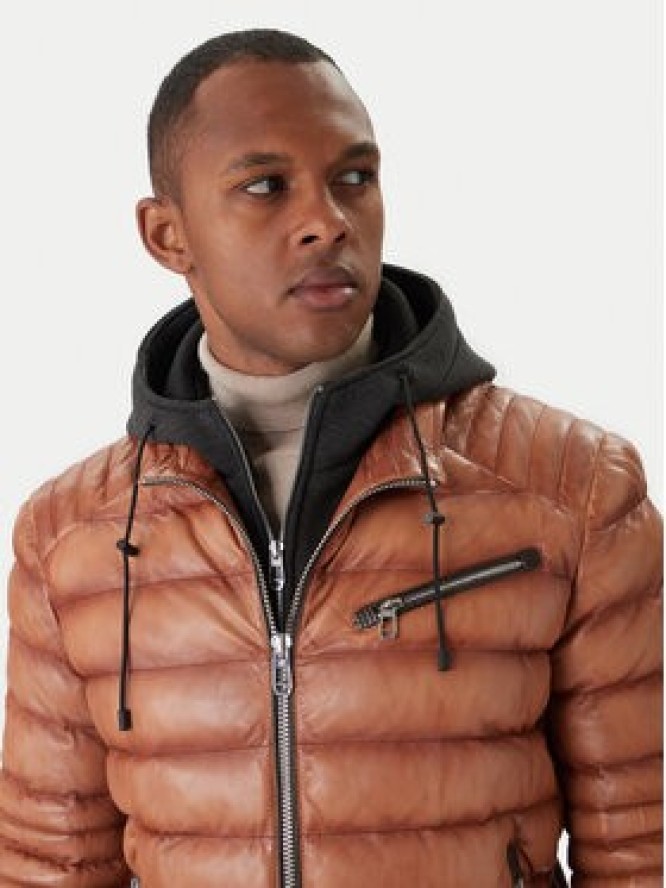 Milestone Kurtka skórzana Ms Apollo 531068 60510 Miedziany Regular Fit