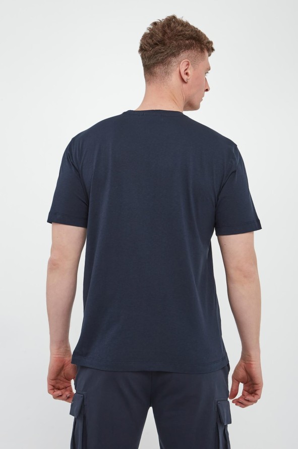 T-shirt męski z logo AERONAUTICA MILITARE