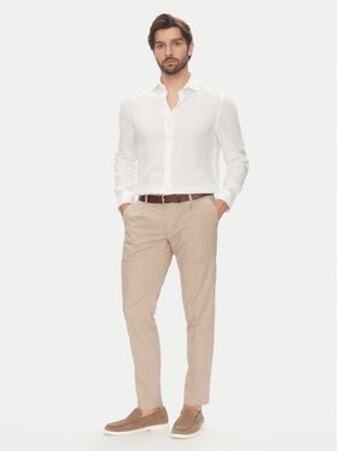 Marc O'Polo Koszula 524 7428 42460 Biały Shaped Fit