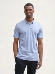 T-SHIRT KOSZULKA POLO MĘSKA Z LOGO RĘKAWIE TOM TAILOR