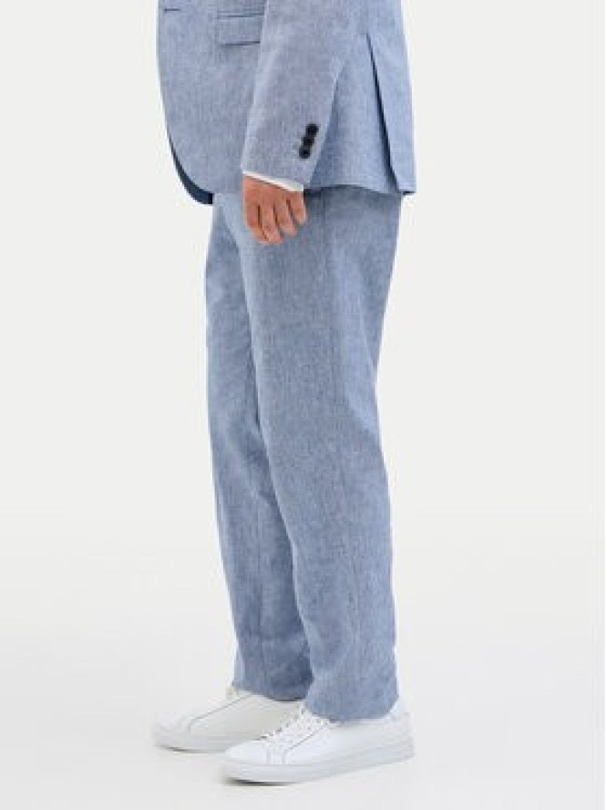 Jack & Jones Chinosy Riviera 12228724 Błękitny Slim Fit