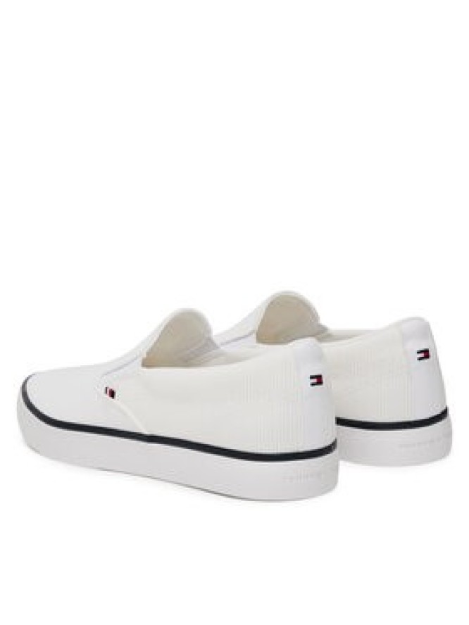 Tommy Hilfiger Tenisówki Th Hi Vulc Core Low Ii Slipon FM0FM05514 Biały