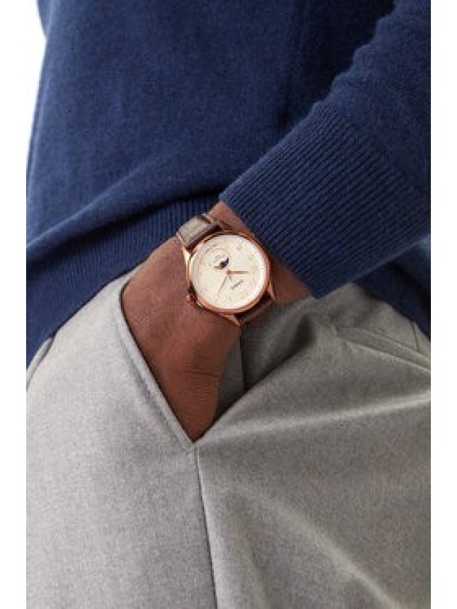 Casio Zegarek MTP-M110RL-5AVER Brązowy