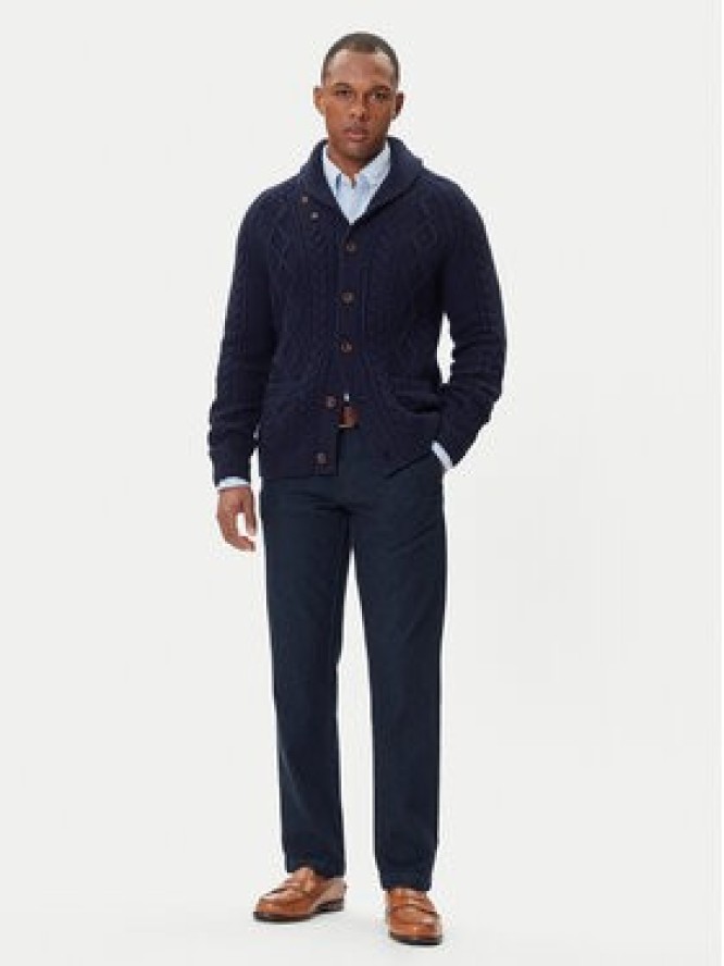 Polo Ralph Lauren Sweter 7,10978E+11 Granatowy Regular Fit