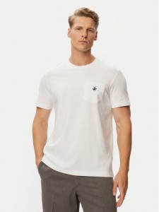 Beverly Hills Polo Club T-Shirt P-SS26M-TS414000 Biały Regular Fit