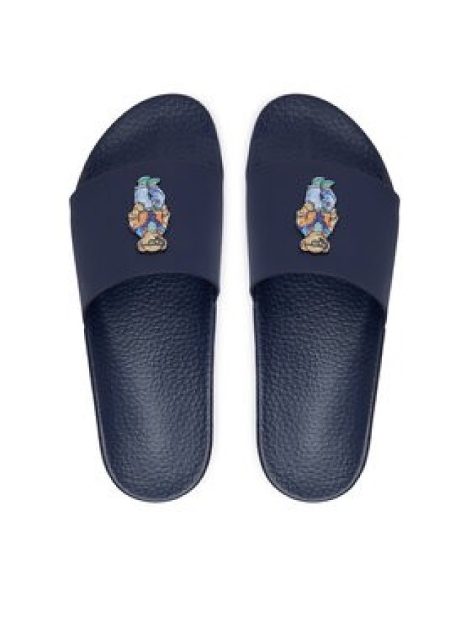 Polo Ralph Lauren Klapki Polo Bear Slide 809P09762002 Granatowy