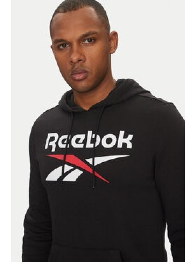 Reebok Bluza Identhlty Big Logo 100221781 Czarny Regular Fit