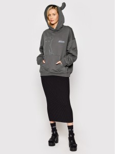 2005 Bluza Unisex Horned Szary Regular Fit