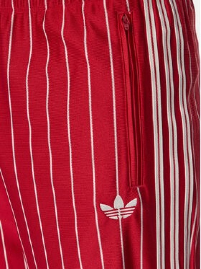 adidas Spodnie dresowe Firebrid Pinstripes Track KR7230 Czerwony Regular Fit