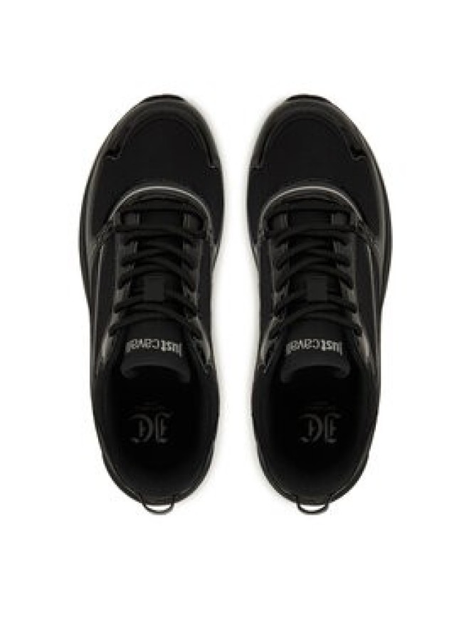 Just Cavalli Sneakersy 79QA3SJ1 ZSD43 Czarny