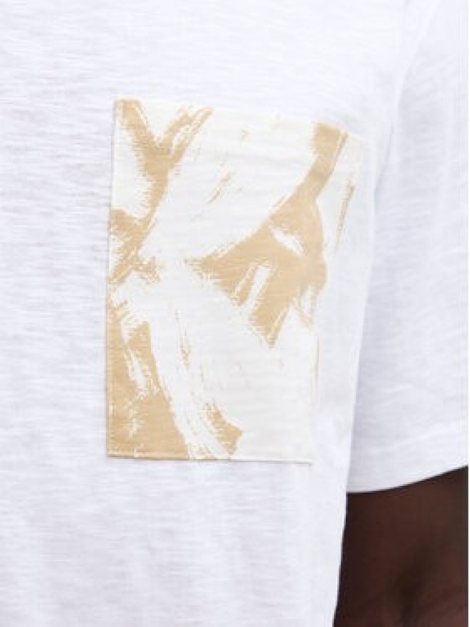 Jack & Jones T-Shirt Split 12272995 Biały Regular Fit