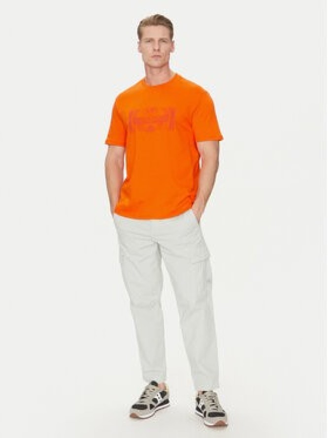 Napapijri T-Shirt S-Vanni NP0A4IEA Pomarańczowy Regular Fit