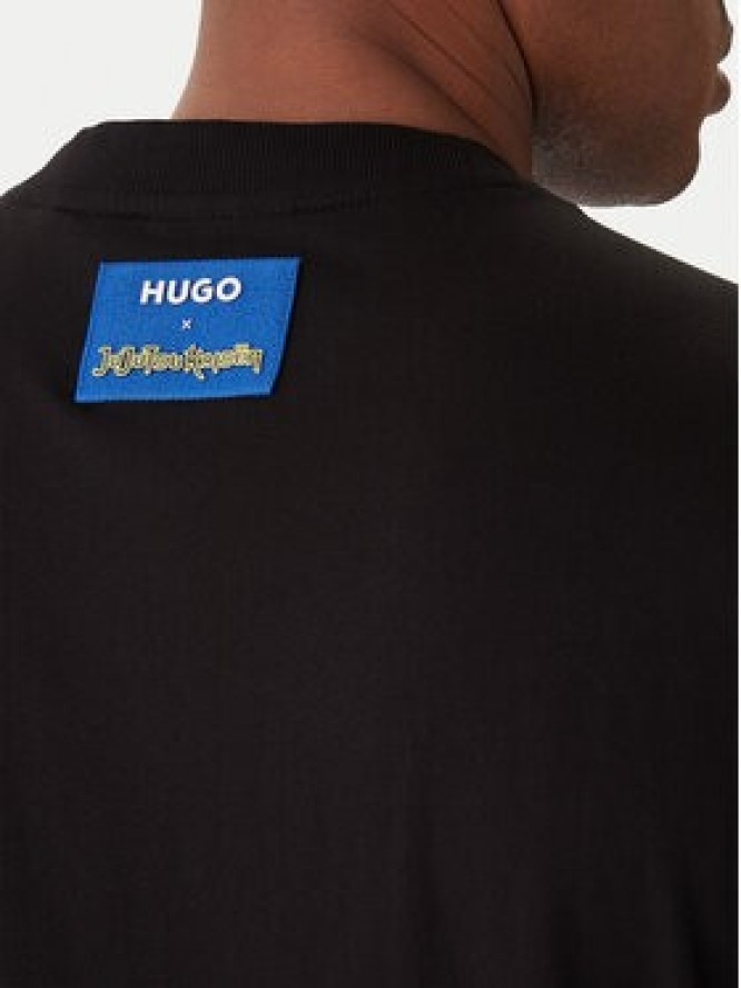 HUGO T-Shirt Nuley JJK 50554841 Czarny Relaxed Fit