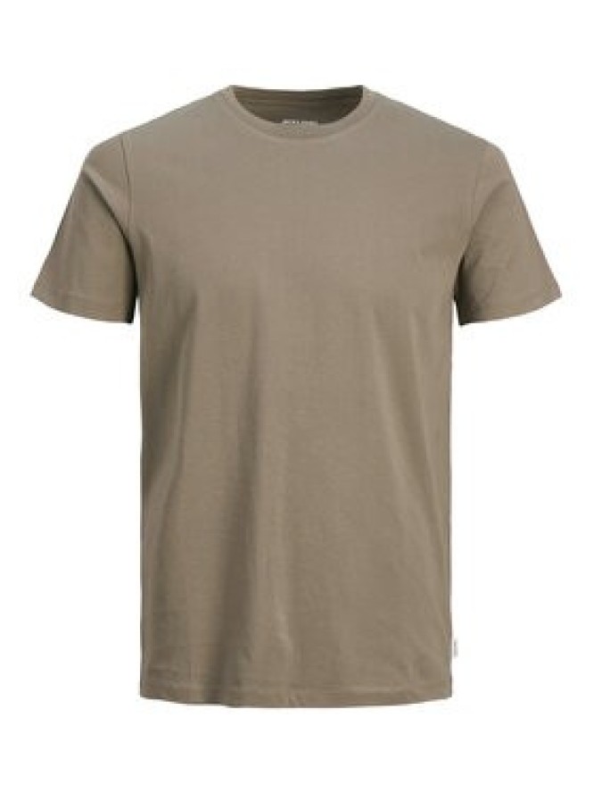 Jack & Jones T-Shirt Organic Basic 12156101 Beżowy Regular Fit