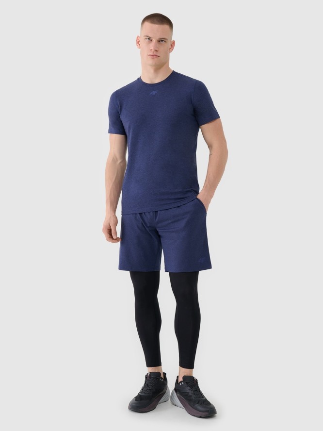 4F Spodenki treningowe szybkoschnące męskie - granatowe XXL