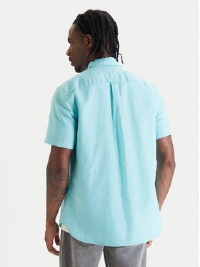 Tommy Hilfiger Koszula MW0MW42450 Turkusowy Regular Fit